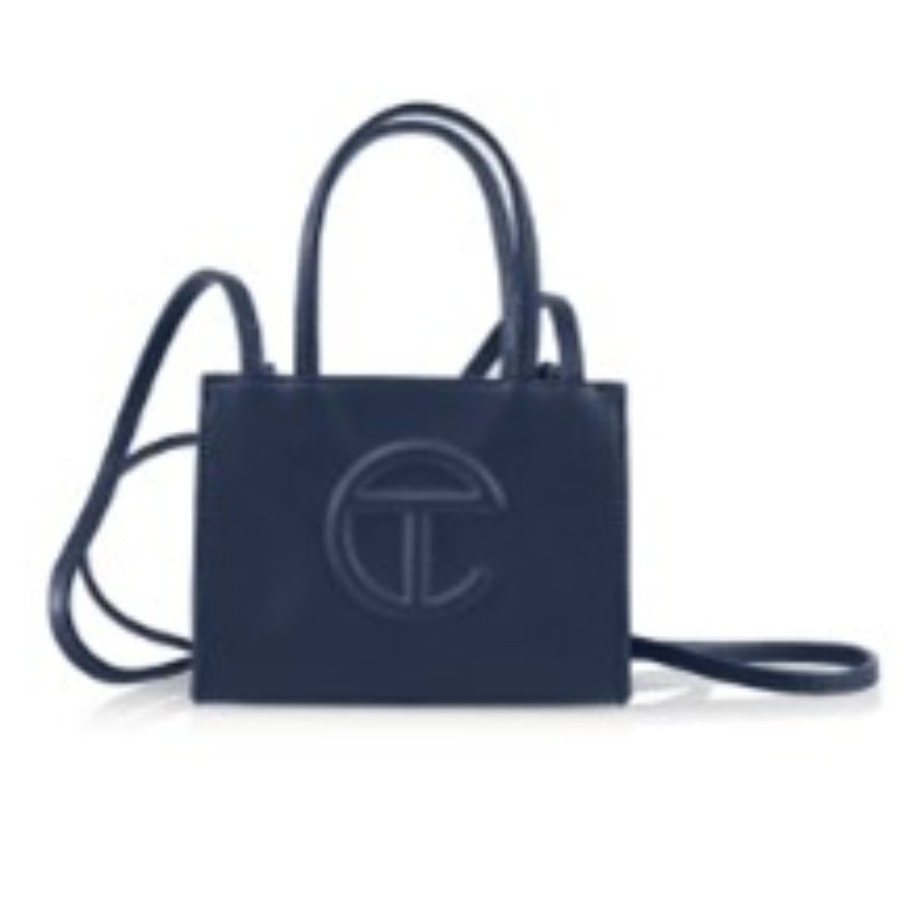Telfar Small Navy Shopping Bag -- SOLD OUT ONLINE